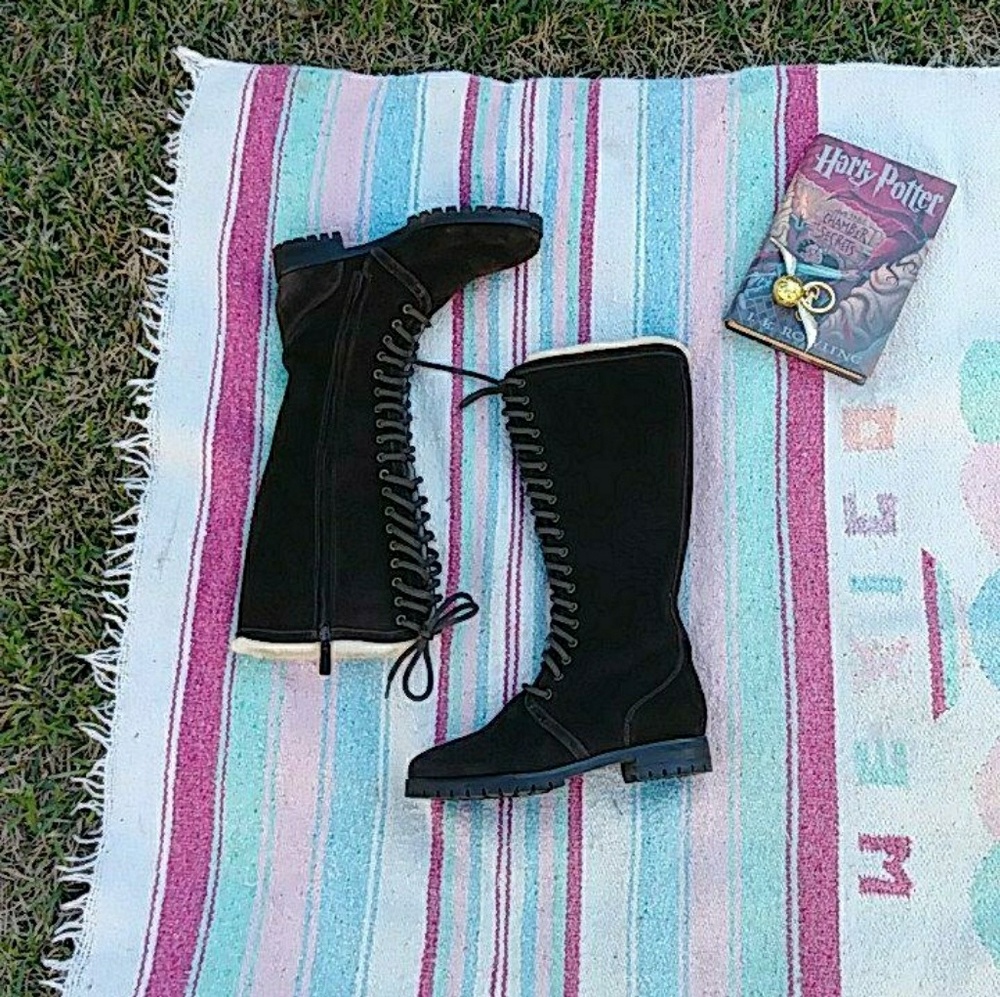 Cole Haan Suede Knee High Boots